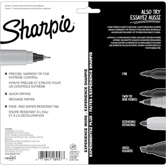 Mystic Gems Sharpie® Ultra Fine Point Permanent Markers, 12ct.
